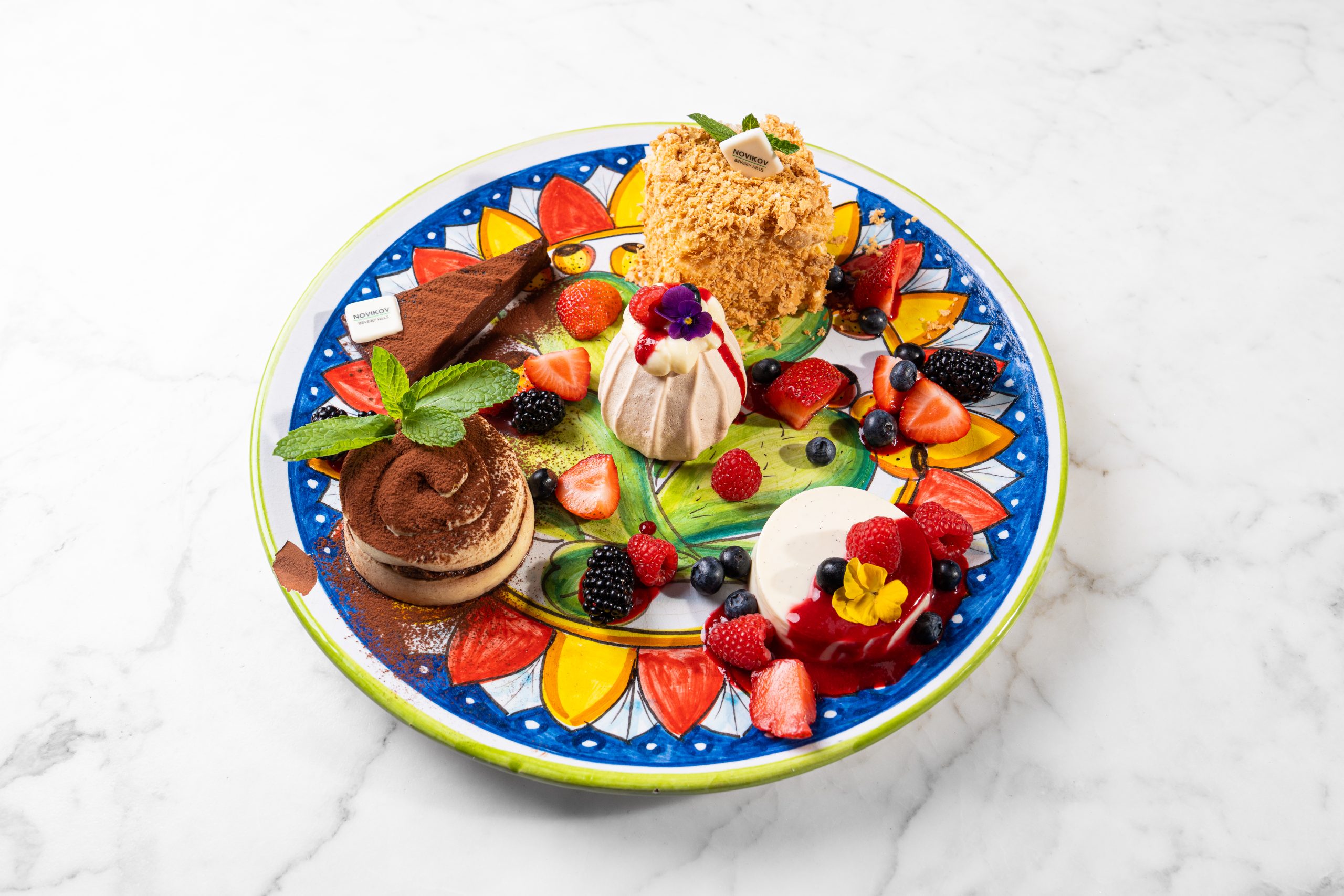 Novikov Mini Desserts Plate