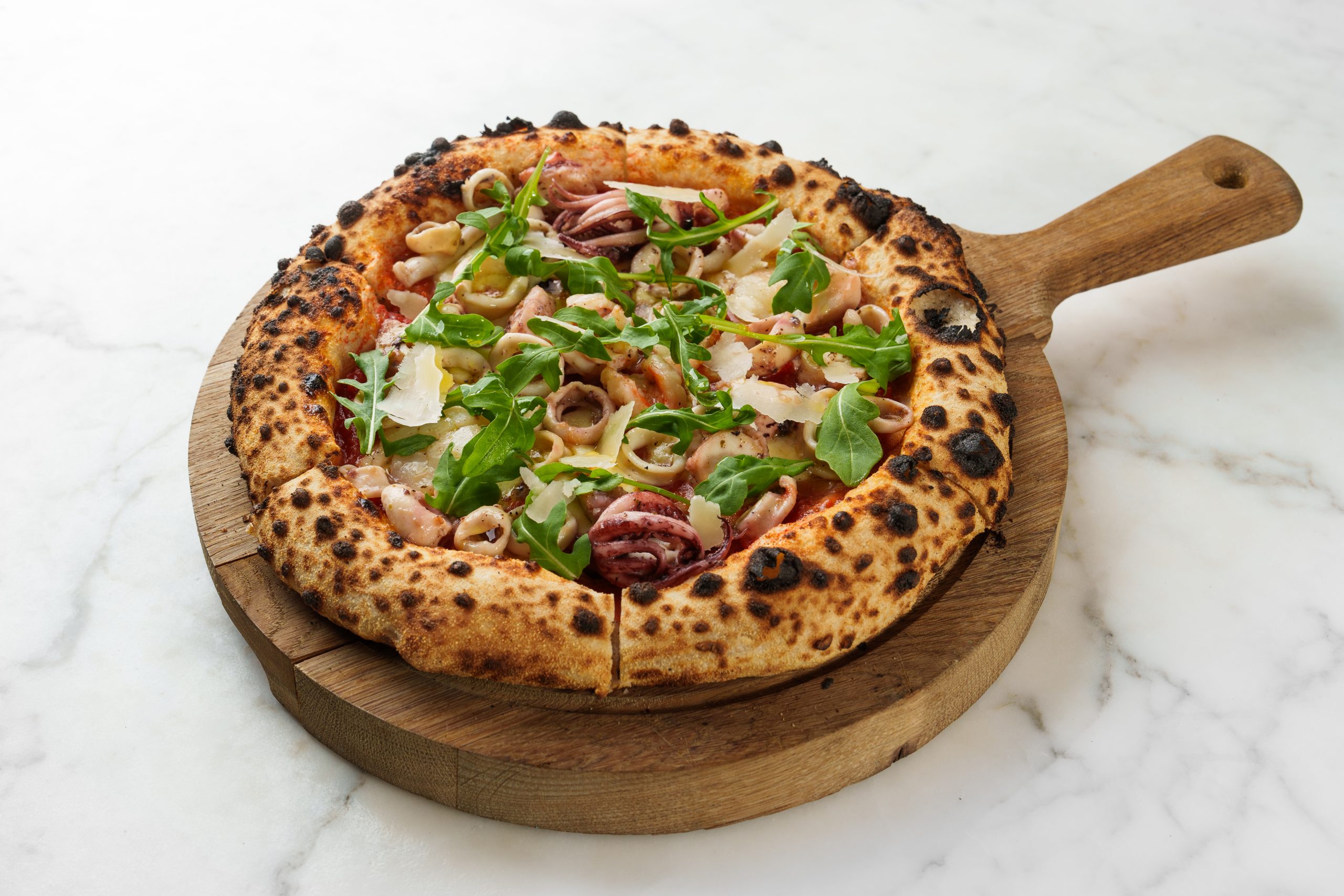 Pizza with Seafood
